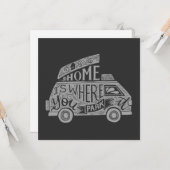 キャンピング ヴァン ライフ 楽しい 刺激的名言 カード (正面/裏面インサイチュ)