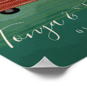 キャンピング ヴィンテージ キャンパー ブライダルシャワー 旅行 ポスター (角)