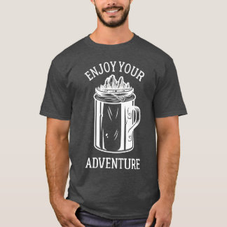 キャンピング 冒険を楽しもう コーヒーマグ カヌー家族 Tシャツ