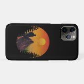 キャンピング+自然+夕焼け Case-Mate iPhoneケース (裏面(横))