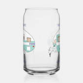 キャンピングRVトレーラーカンパービール ガラス缶 (左)