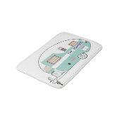 キャンピングRVトレーラーキャンパートリップバケーション バスマット (アングル)