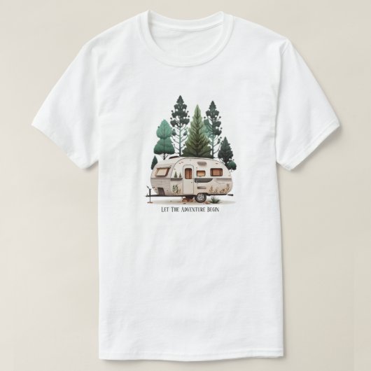 キャンピングTシャツ Tシャツ (デザイン正面)