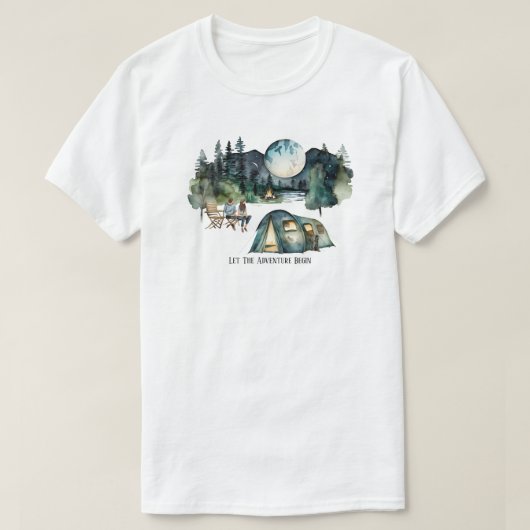 キャンピングTシャツ Tシャツ (デザイン正面)