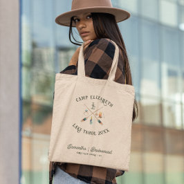 キャンピ図解入りの、写真付きのング |花嫁バチェロレッテ トートバッグ