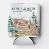 キャンピ図解入りの、写真付きのング |花嫁バチェロレッテ 缶クーラー (正面)