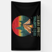 キャンピ最高のングパパエバファーズデイヴィンテージサンセット 横断幕 (縦)