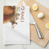 キャンピ生まれングおもしろいリスかわいい動物の引用文 キッチンタオル (四つ折り)