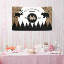 キャンピ素朴ングアウトドアアドベンチャーベビーシャワー