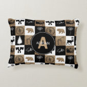 キャンピ素朴ングアウトドアアドベンチャー アクセントクッション (裏面)