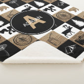 キャンピ素朴ングアウトドアアドベンチャー シェルパブランケット (3/4)