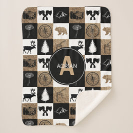 キャンピ素朴ングアウトドアアドベンチャー シェルパブランケット