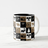 キャンピ素朴ングアウトドアアドベンチャー ツートーンマグカップ (正面右)