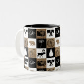 キャンピ素朴ングアウトドアアドベンチャー ツートーンマグカップ (正面左)