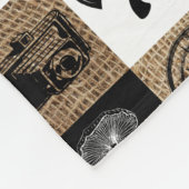 キャンピ素朴ングアウトドアアドベンチャー フリースブランケット (角)