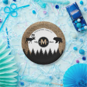 キャンピ素朴ングアウトドアアドベンチャー ペーパープレート (パーティー)