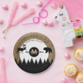 キャンピ素朴ングアウトドアアドベンチャー ペーパープレート (パーティー)