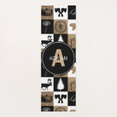 キャンピ素朴ングアウトドアアドベンチャー ヨガマット (裏面)