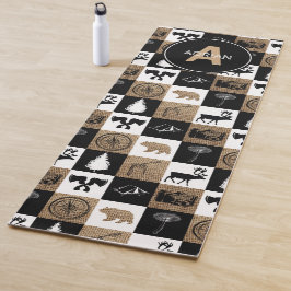 キャンピ素朴ングアウトドアアドベンチャー ヨガマット