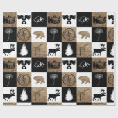 キャンピ素朴ングアウトドアアドベンチャー ラッピングペーパー (フラット)