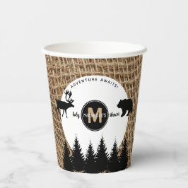 キャンピ素朴ングアウトドアアドベンチャー 紙コップ