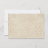 キャンピ素朴ングウェディング出欠 出欠カード (裏面)