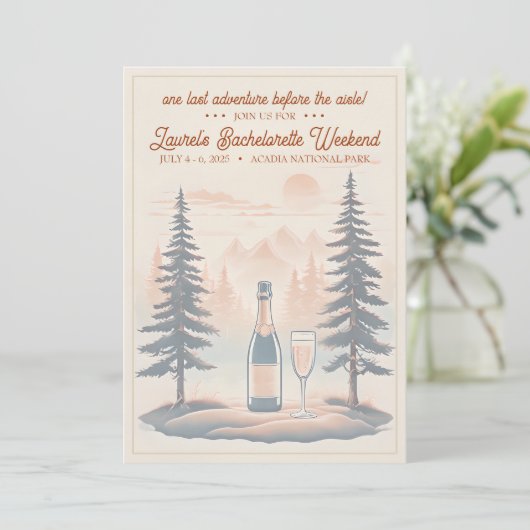 キャンピ素朴ングバチェロレッテ招待状、5時間36カスタム日 招待状 (スタンド正面)