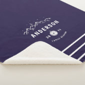 キャンピ素朴ングパーソナライズされたファミリー懇親会 シェルパブランケット (3/4)