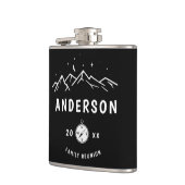 キャンピ素朴ングパーソナライズされたファミリー懇親会 フラスク (左)