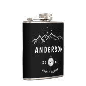 キャンピ素朴ングパーソナライズされたファミリー懇親会 フラスク (右)