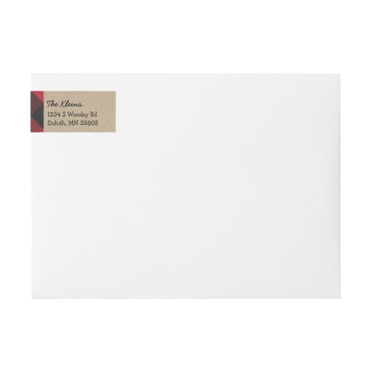 キャンピ素朴ング誕生日パーティー差出人住所ラベル ラップアラウンドラベル (正面)