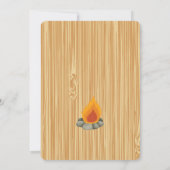 キャンピ素朴ング誕生日招待状 招待状 (裏面)