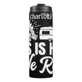 キャンピ転がング:焚き火、キャンパー、自然の道 タンブラー (正面)