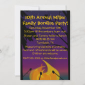 キャンファイアパーティの招待状 招待状 (正面)