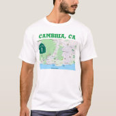 キャンブリアの地図 Tシャツ (正面)