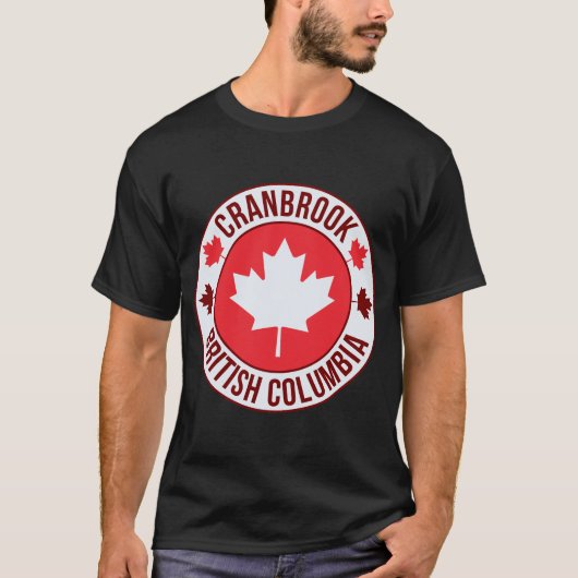 キャンブロック カナダの都市Tシャツ | 旅行と故郷 Tシャツ (正面)