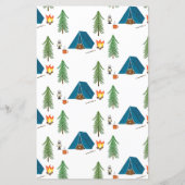 キャンプからの手紙を記入バーキャンプ文房具 (裏面)