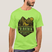 キャンプがいいな Tシャツ (正面)