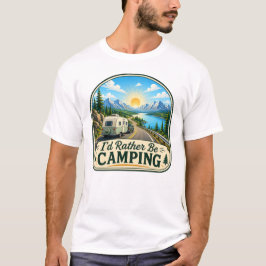 キャンプがいいなTシャツ Tシャツ