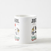 キャンプが大好きな女の子 コーヒーマグカップ (中央)