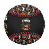 キャンプが始まっていて行かねばならない 野球ボール (裏面)