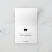 キャンプくまの森ADIRONDACKのクリスマスカード シーズンカード (内部)