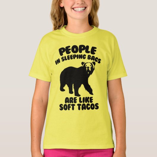 キャンプくま Tシャツ (正面)