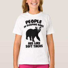 キャンプくま Tシャツ