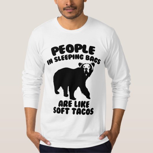 キャンプくま Tシャツ (正面)