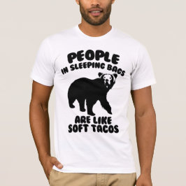 キャンプくま Tシャツ