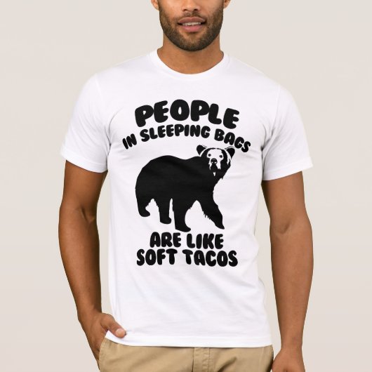 キャンプくま Tシャツ (正面)