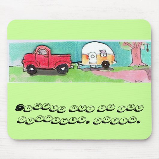 キャンプされたマウスパッド マウスパッド (正面)