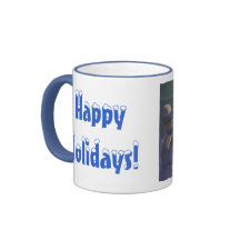 キャンプしている雪だるま