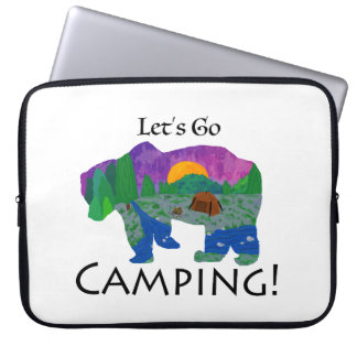 キャンプしよう ラップトップスリーブ